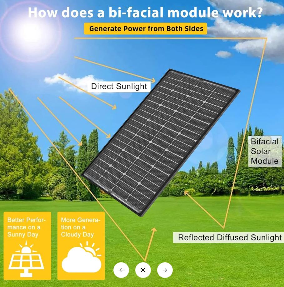 Multiple ECO-SHARP solar tracking units in operation in a field.